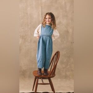 The Simple Folk Denim Rae Jumpsuit / Dungaree | Size 5-6 Years
